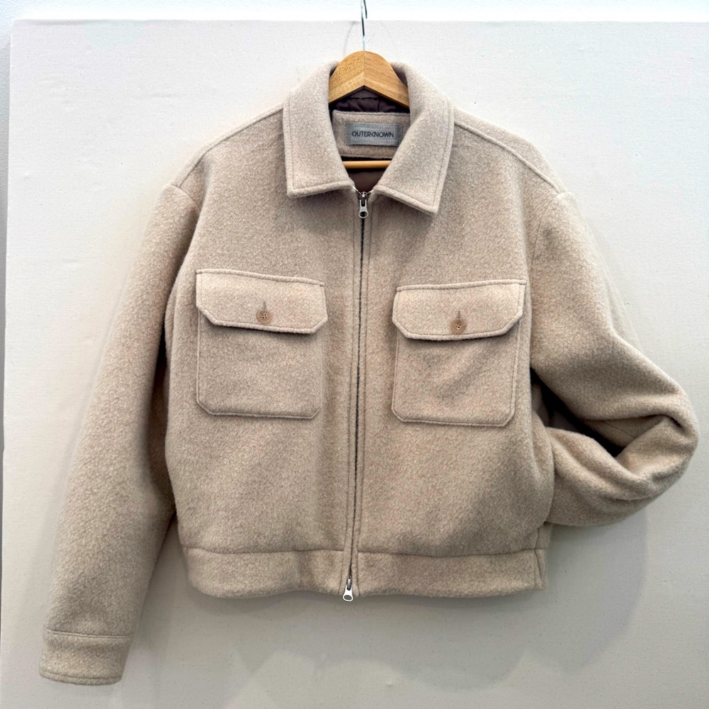 Outerknown size Small Recycled Wool North Beach Bomber New without Tags $598